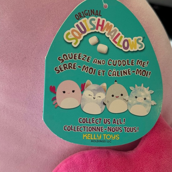 NEW with tags - Cailey Squishmallows Pink Crab Plush Toy - Large - Picture 4 of 8